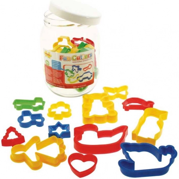 Bigjigs Toys forme de tăiat prăjituri, set 24 buc