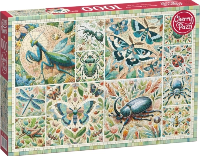 Cherry Pazzi puzzle mozaic sălbăticie miniaturală 1000 piese