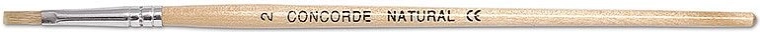 Pensulă școlară plată din peri naturali nr. 2 CONCORDE