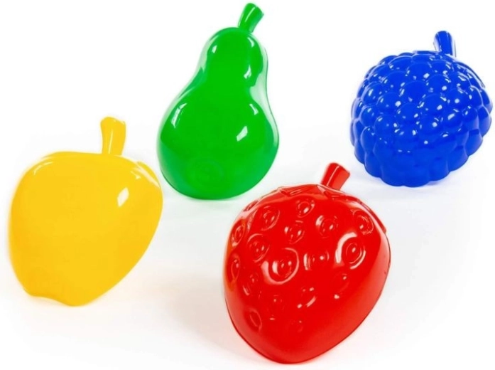 Set de forme pentru nisip – fructe, 4 buc