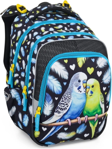 Bagmaster BETA 25 ghiozdan școlar papagal