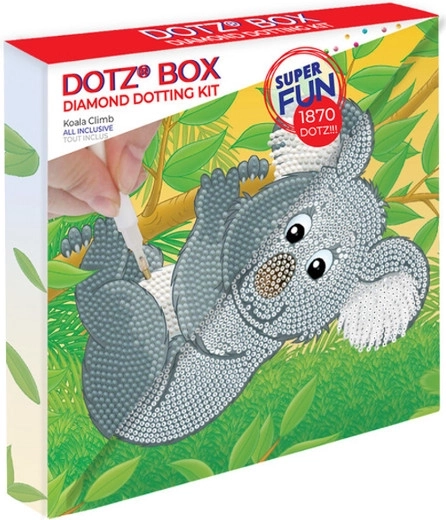 Pictură cu diamante – koala, set pentru copii