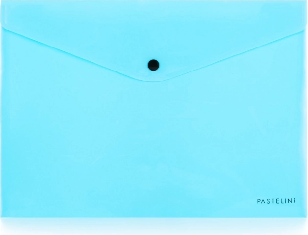 Mapă cu capsă A4 PASTELINI albastru pastel