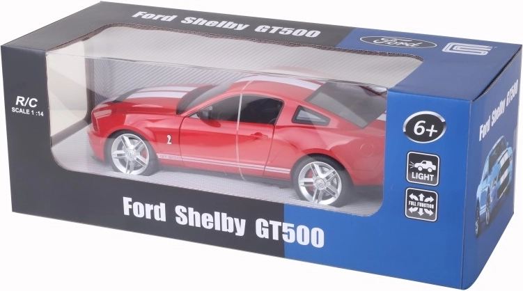 Mașină RC Ford Mustang Shelby GT500 1:14 roșie sau albastră
