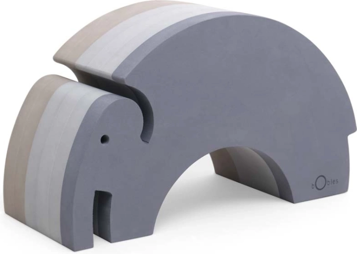 bObles elefant L Cloudy Blue – jucărie de echilibru și senzorială pentru mișcare