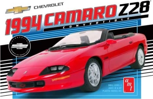 Model din plastic auto 1994 Chevy Camero Convertible 1:20 AMT