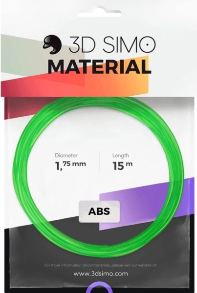 Filament ABS transparent 1,75 mm – mostră 15 m