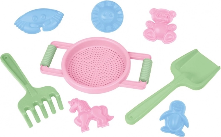 Set de nisip Lena pentru copii 8 piese