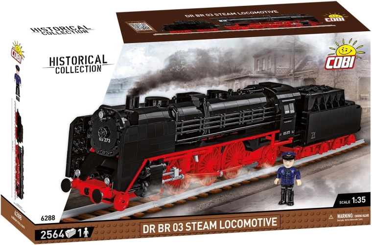Locomotiva cu aburi DR BR 03 la scara 1:35 (Cobi)