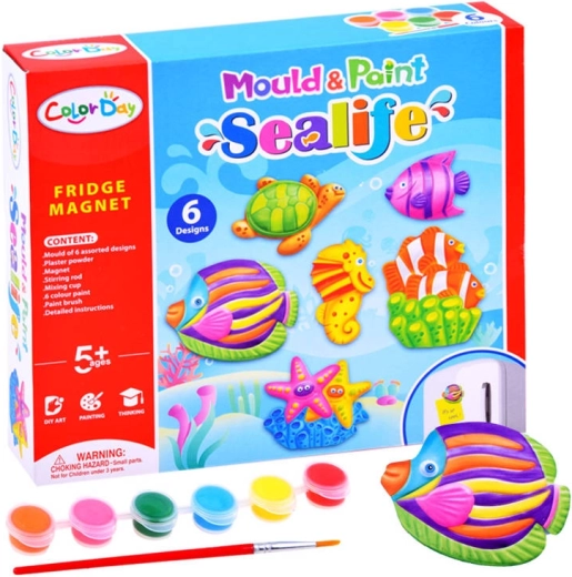 Set creativ magneți cu tematică din lumea acvatică