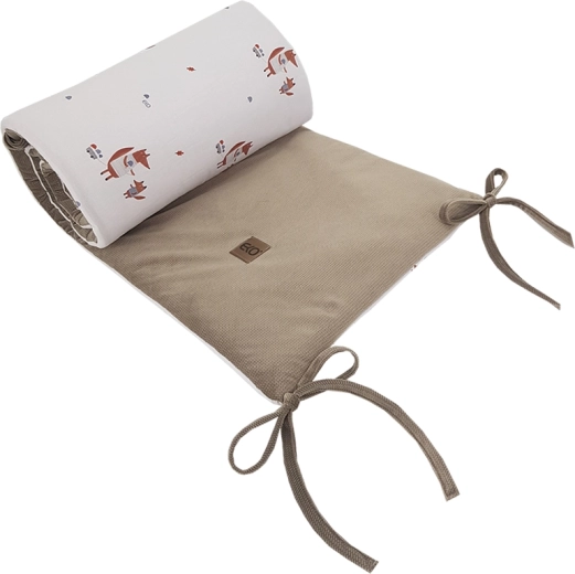 Protecție pentru pătuț EKO Fox 180 × 35 cm