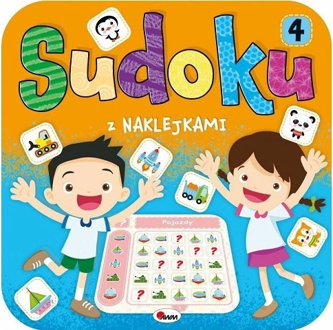Sudoku cu autocolante pentru copii