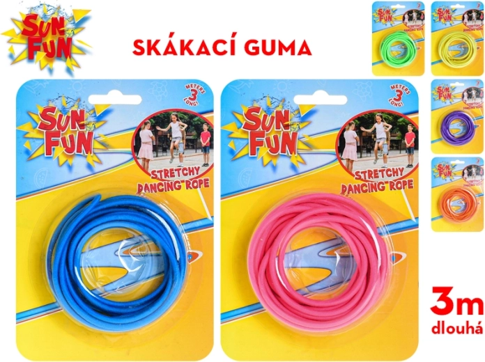 Bandă elastică de sărit Sun Fun 300 cm – elastic pentru copii în 6 culori
