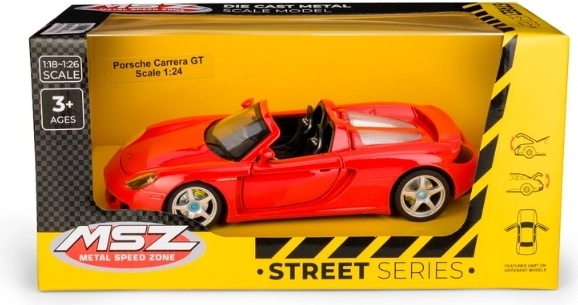 Model MSZ Porsche Carrera GT la scara 1:24, roșu