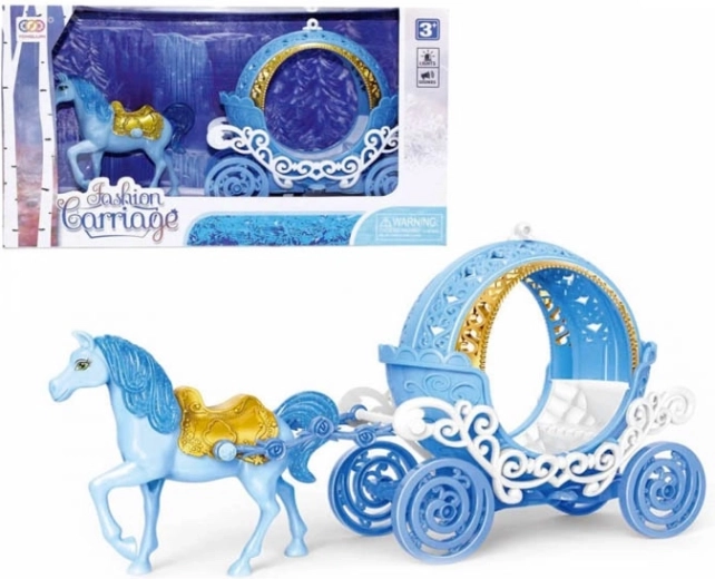 cariotă fermecată cu căluț, cu lumini și melodie