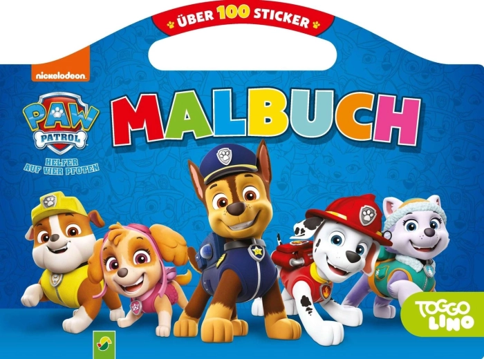 Paw Patrol carte de colorat (în germană)