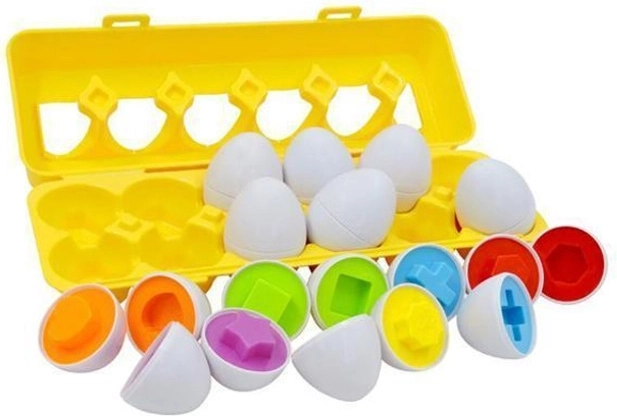 Ouă de sortare – set de forme și culori