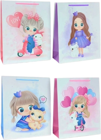 Sacoșă cadou XL pentru fete