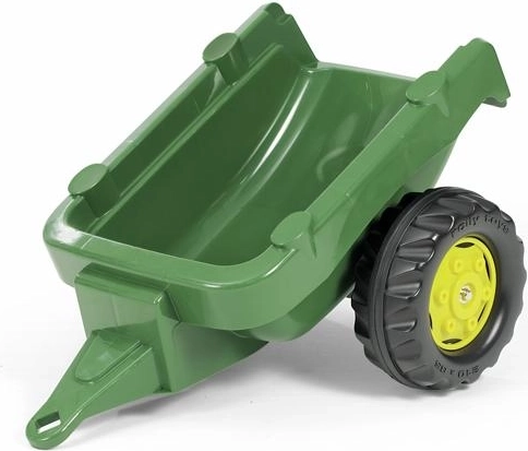 Rolly toys Remorcă pentru tractor cu o singură osie, verde închis