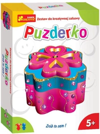 Set creativ pentru realizarea unei cutii de bijuterii
