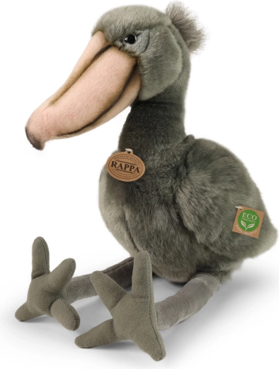 Rappa pasăre cioc-de-pantof din pluș, 33 cm, ecologică