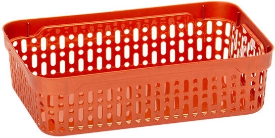 Coș organizator MORSETTA 22 × 14,5 × 6 cm – plastic, mix de culori