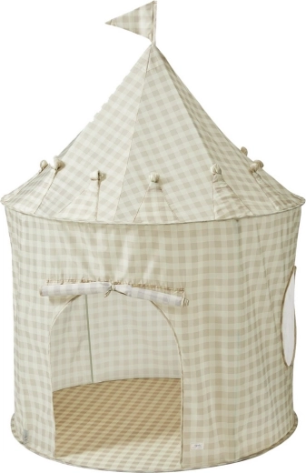 3 Sprouts cort pentru copii recycled gingham beige