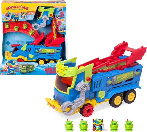 SuperThings Mr King Truck – camion de luptă cu figurină