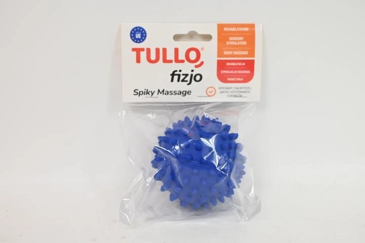 Minge de masaj pentru reabilitare Fizjo cu proeminențe 9 cm albastră - 1 bucată