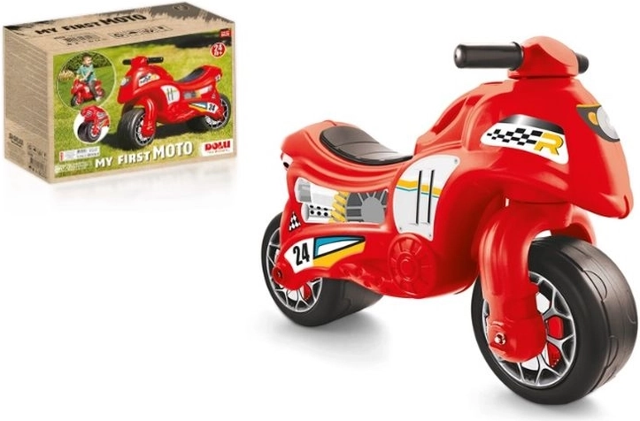 DOLU – prima mea motocicletă de echilibru, roșie