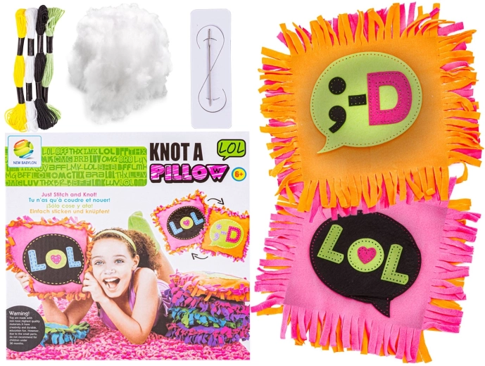 Set creativ de cusut DIY – pernuță de pluș de cusut