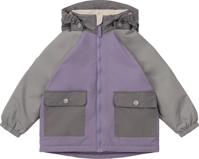 Geacă de tranziție Leokid lilac gray măr. 80 (12–18 luni)