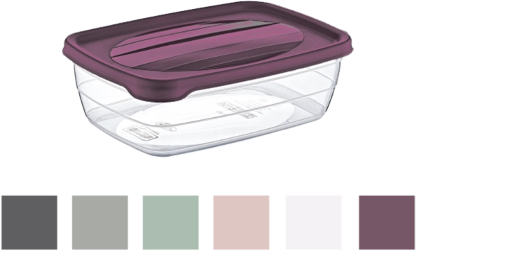 Cutie de depozitare dreptunghiulară Trend 0,3 l cu capac