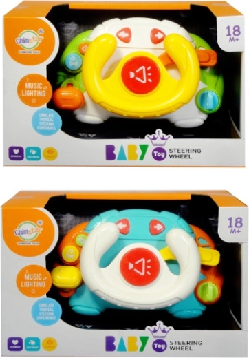 Volan interactiv pentru copii cu lumină și sunet