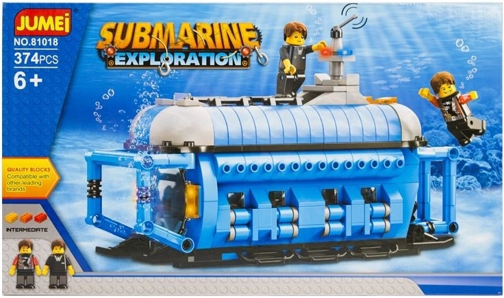Set de construcție Jumei Expediție submarină 374 piese - 1 bucată