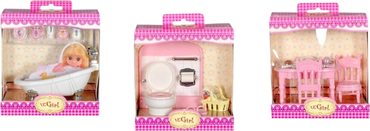 Set de mobilier pentru păpușă - 1 bucată