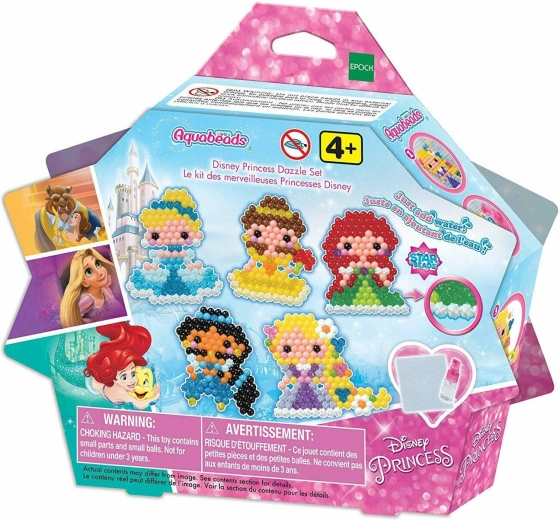 Set creativ Aquabeads strălucitor Disney Princess
