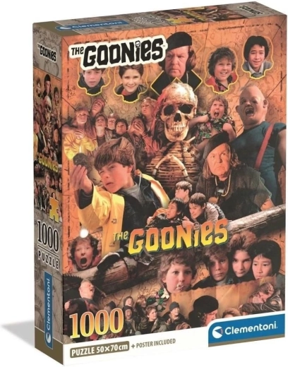 Puzzle CLEMENTONI Filme cult: The Goonies 1000 de piese