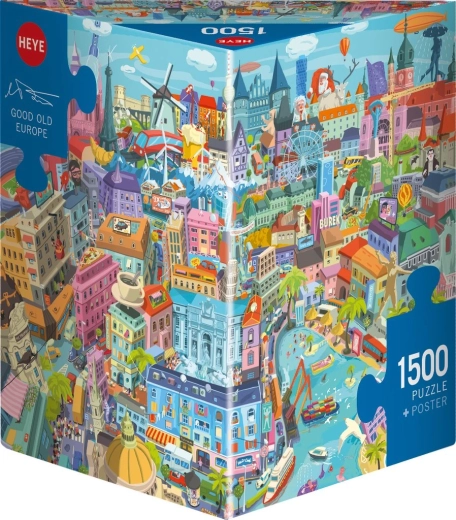 Puzzle Heye Vechea Europă cea bună, 1.500 de piese