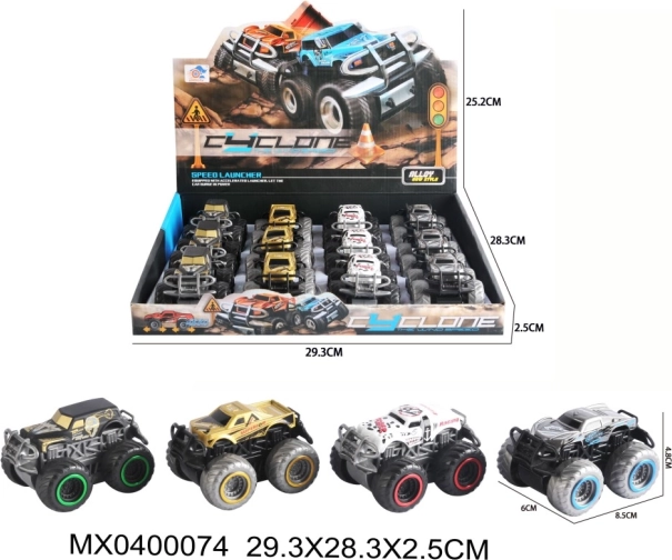 Mașinuță metalică 4x4 cu uși care se deschid