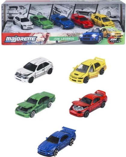 Majorette JDM Legends set de modele de mașini - 5 buc.