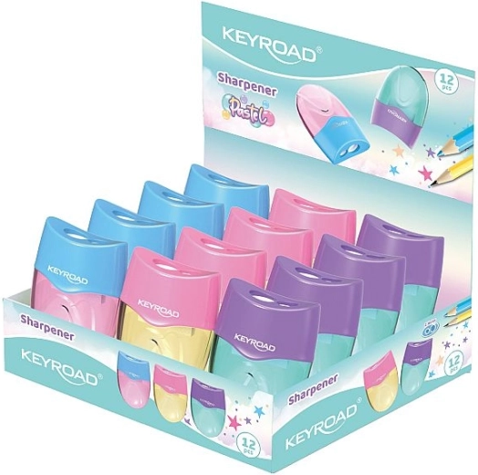 Ascuțitoare Keyroad Mellow Duo pastel