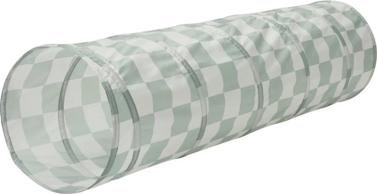 3 Sprouts tunel de joacă pentru copii recycled checkerboard green
