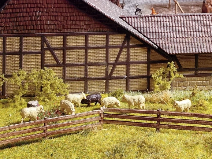 Gard de împrejmuire Noch 100 cm (13 buc.) H0