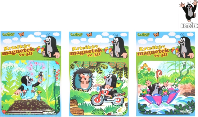Magnet 3D Krtek din plastic