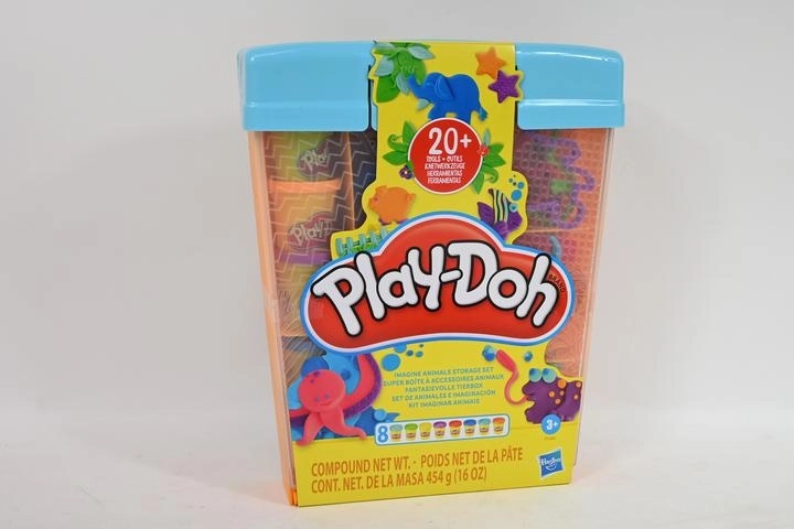 Play-Doh Animăluțe fantastice – set creativ cu 8 recipiente de plastilină și accesorii
