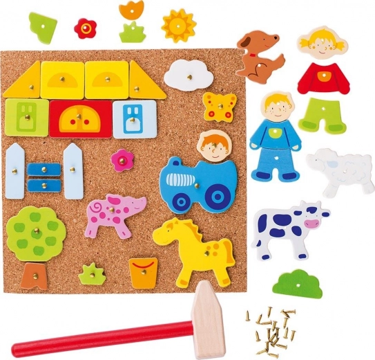 Goki Joc cu ciocănel Ferma