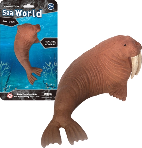 Natura vie: Morsă – model realist 13 cm
