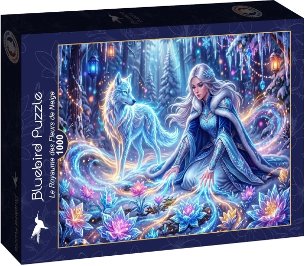 Puzzle BLUEBIRD Regatul florilor de zăpadă, 1000 de piese
