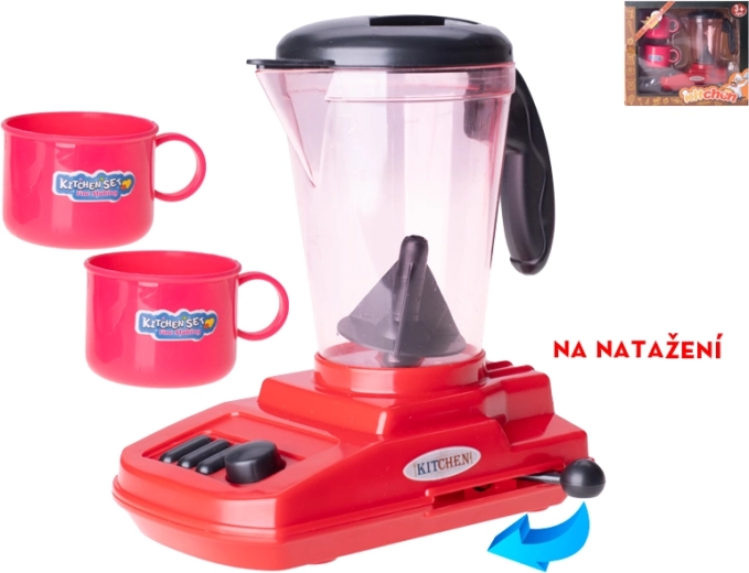 Mixer pentru copii cu mecanism cu arc și accesorii